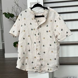 Linen button down for boys!